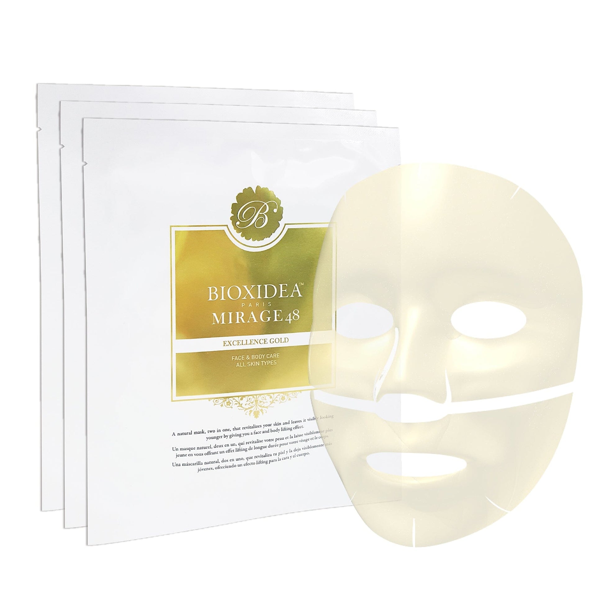 BIOXIDEA Mirage48 Excellence Gold Face & Body Mask Mask 